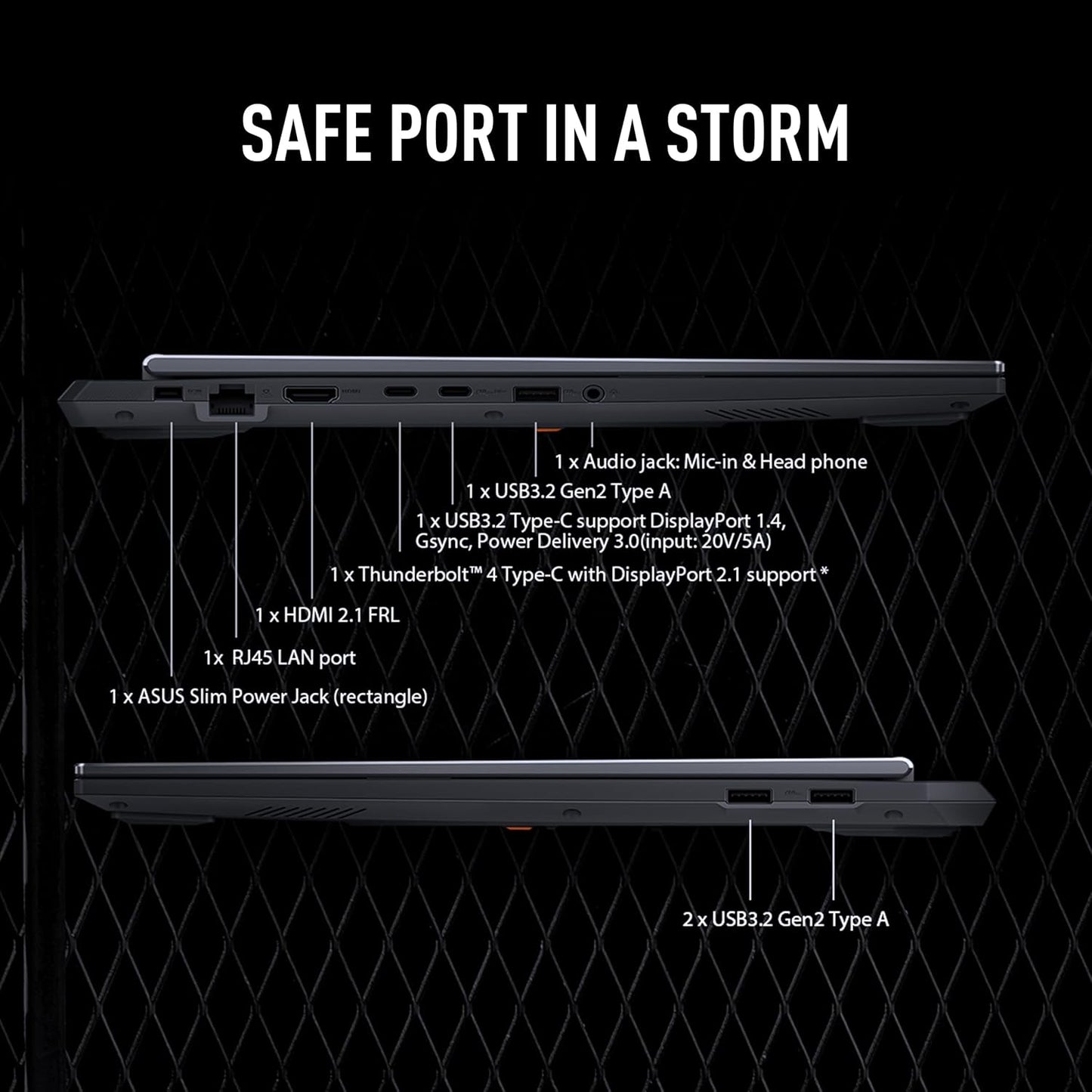 ASUS TUF Gaming F16 (2025) Gaming Laptop, 16” FHD+ 165Hz 16:10 Display, Intel® Core™ I5 Processor 13450HX, NVIDIA® Geforce RTX™ 5050, 16GB DDR5, 512GB Pcie Gen4 SSD, Wi-Fi 6E, Win 11 Home