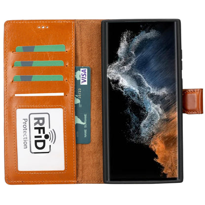 Buffalo Samsung Galaxy S21 Series Detachable Leather Wallet Case